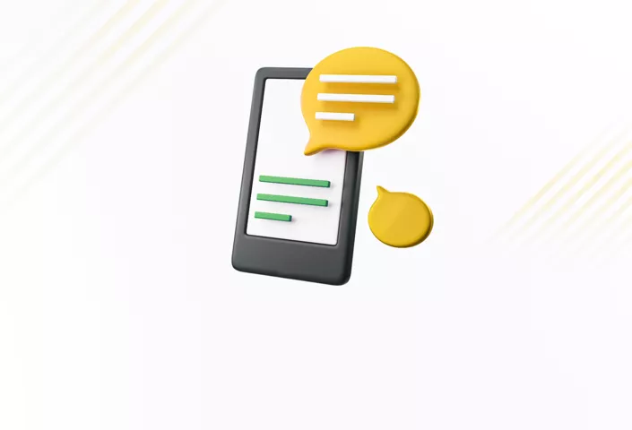 Смартфон с сообщениями — консультация по телефону