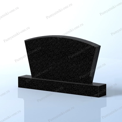 Памятник из гранита с трапецией и ровным верхом АР5008