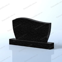 Памятник с покатым силуэтом и спуском вправо АР5010