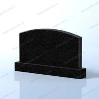 Горизонтальный памятник с ровной полукруглой аркой АР5011