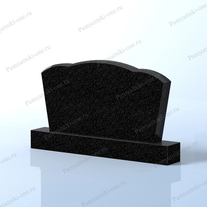 Памятник с двумя пологими изгибами сверху АР5017